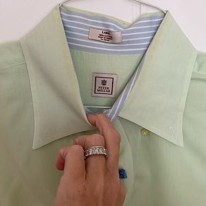 Peter Millar large shirt green